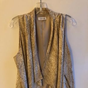Gold and Tan vest